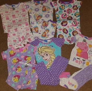 4t pajamas lot